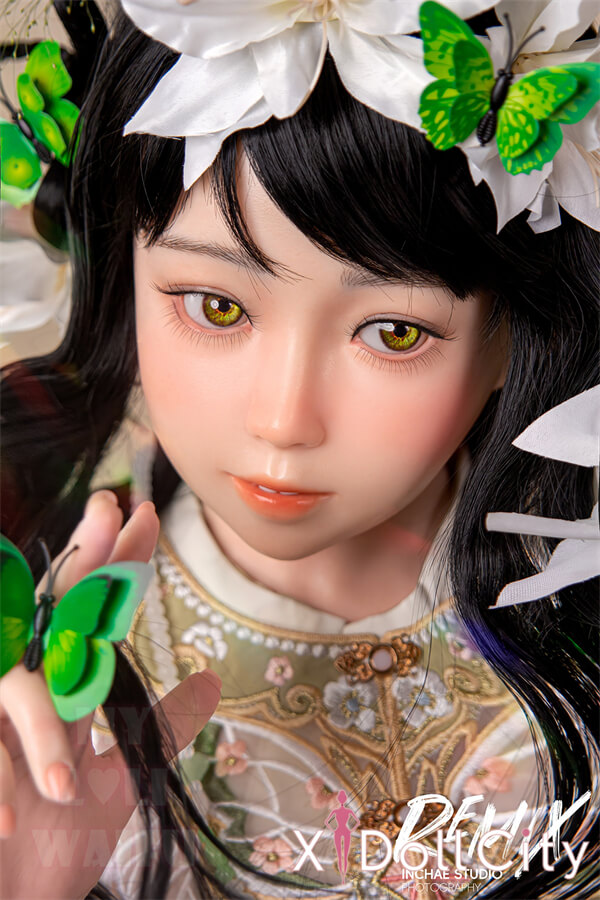 MyLoliWaifu 略称MLW  Aカップ フルシリコン製ラブドール ロり系 Ayaヘッド メイク選択可能 ROS口開閉機能選択可能 成人スタイルラブドール