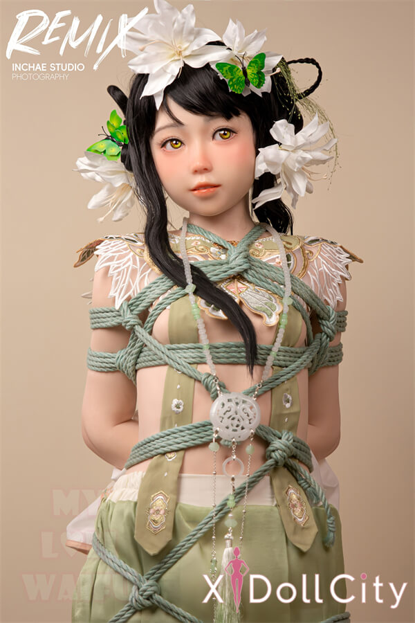 MyLoliWaifu 略称MLW  Aカップ フルシリコン製ラブドール ロり系 Ayaヘッド メイク選択可能 ROS口開閉機能選択可能 成人スタイルラブドール