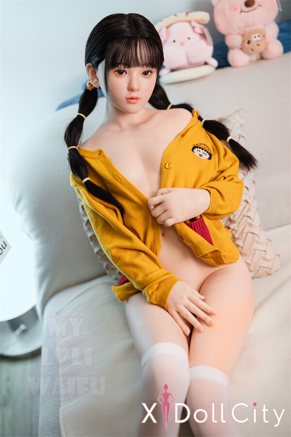 MyLoliWaifu 略称MLW Aカップ フルシリコン製ラブドール ロり系 最新作 桃(momo)ヘッド メイク選択可能 成人スタイルラブドール