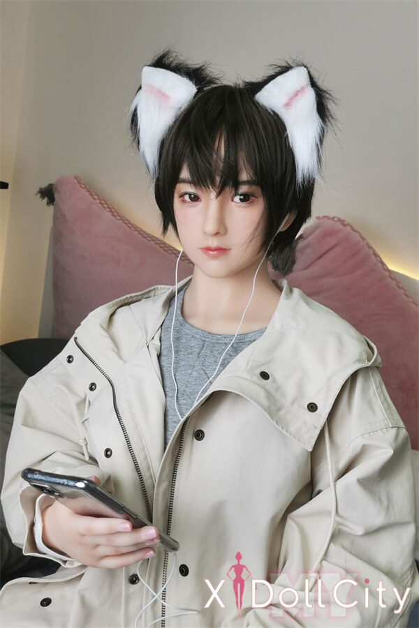 My Loli Waifu 略称MLW145cm Aカップ ロり系成人スタイルラブドール 男性ボディ 陽翔 HARUTO頭部 ペニス一体 TPE材質ボディー ヘッド材質選択可能 メイク選択可能