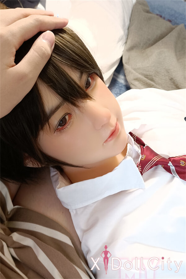 My Loli Waifu 略称MLW145cm Aカップ ロり系成人スタイルラブドール 男性ボディ 陽翔 HARUTO頭部 ペニス一体 TPE材質ボディー ヘッド材質選択可能 メイク選択可能