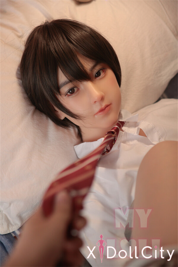 My Loli Waifu 略称MLW145cm Aカップ ロり系成人スタイルラブドール 男性ボディ 陽翔 HARUTO頭部 ペニス一体 TPE材質ボディー ヘッド材質選択可能 メイク選択可能