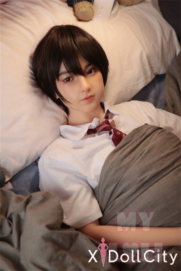 My Loli Waifu 略称MLW145cm Aカップ ロり系成人スタイルラブドール 男性ボディ 陽翔 HARUTO頭部 ペニス一体 TPE材質ボディー ヘッド材質選択可能 メイク選択可能