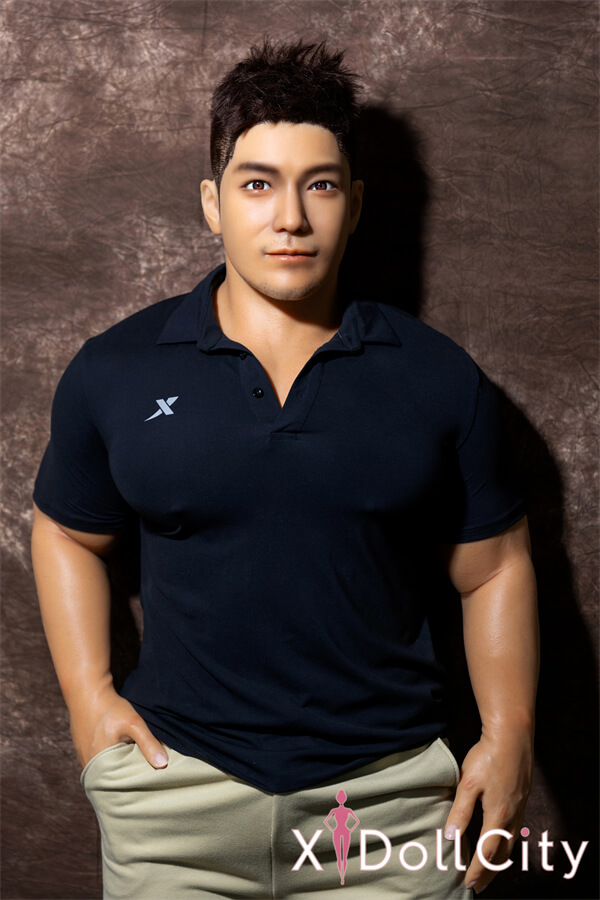 Qita Doll 熊系コーチ風の筋肉質ラブドール170cm 44kg フルシリコン製 頭部一体型ラブドール