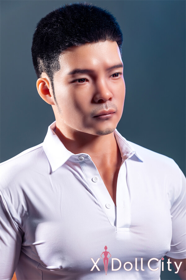 Qita Doll 元（yuan）170cm 47.5kg  ヒゲのある男性  フルシリコン製 頭部一体型ラブドール