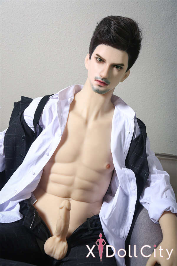 Qita Doll 周(zhou)175cm 56kg ヒゲのある男性 シリコン頭部+TPEボディラブドール