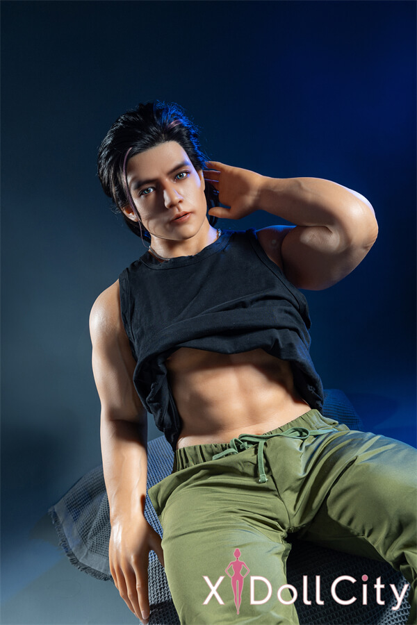 Qita Doll 韩（han）170cm 47.5kg  ヒゲのある男性  フルシリコン製 頭部一体型ラブドール