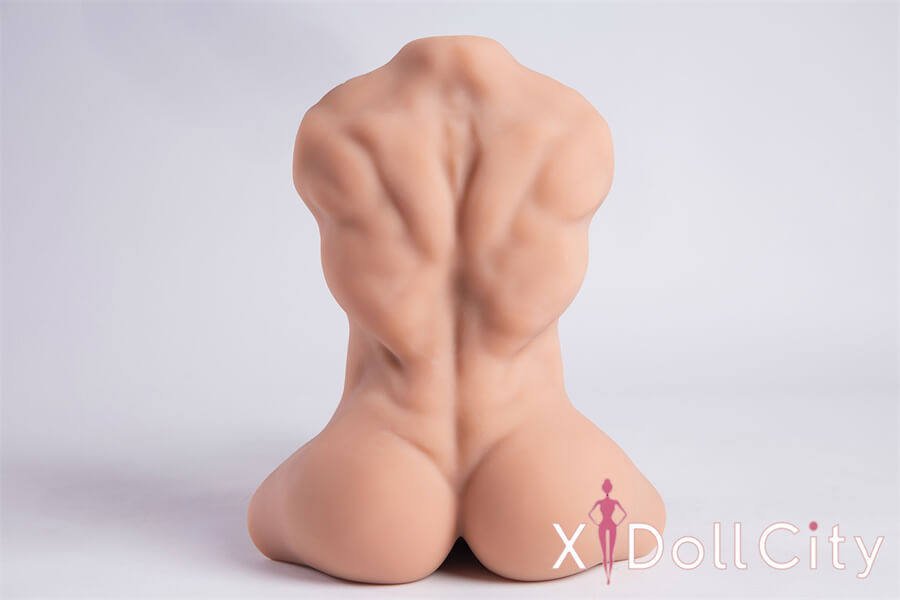 Qita Doll 根硕（Genshuo）男性オナホール 上半身トルソー 一体式ペニス20cm アナル15cm アダルトセックスお尻 TPE製オナホ