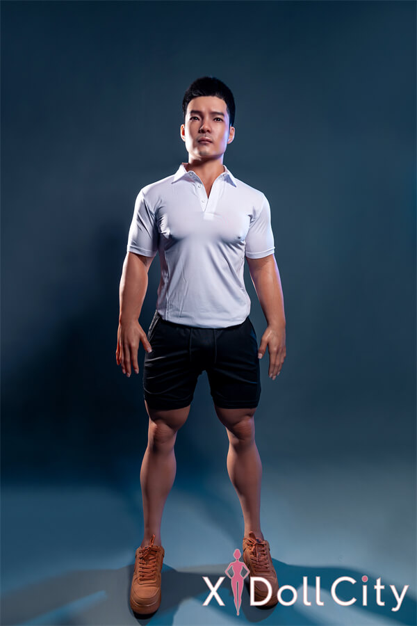 Qita Doll 元（yuan）170cm 47.5kg  ヒゲのある男性  フルシリコン製 頭部一体型ラブドール