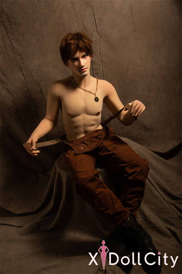 Qita Doll 周(zhou)175cm 56kg ヒゲのある男性 作業服スタイル シリコン頭部+TPEボディラブドール