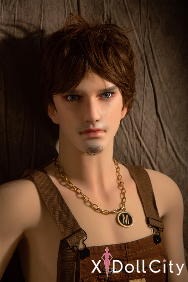 Qita Doll 周(zhou)175cm 56kg ヒゲのある男性 作業服スタイル シリコン頭部+TPEボディラブドール