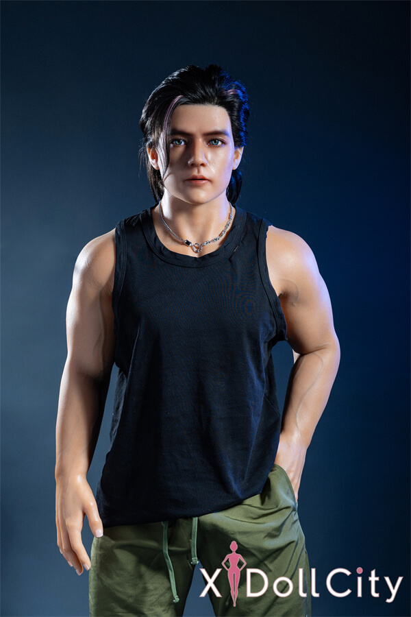 Qita Doll 韩（han）170cm 47.5kg  ヒゲのある男性  フルシリコン製 頭部一体型ラブドール