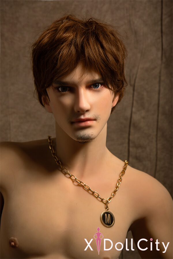 Qita Doll 周(zhou)175cm 56kg ヒゲのある男性 作業服スタイル シリコン頭部+TPEボディラブドール