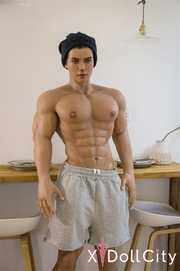 Qita Doll 韩（han）180cm 58kg  ヒゲのある男性 ペニス分体式 フルシリコン製ラブドール