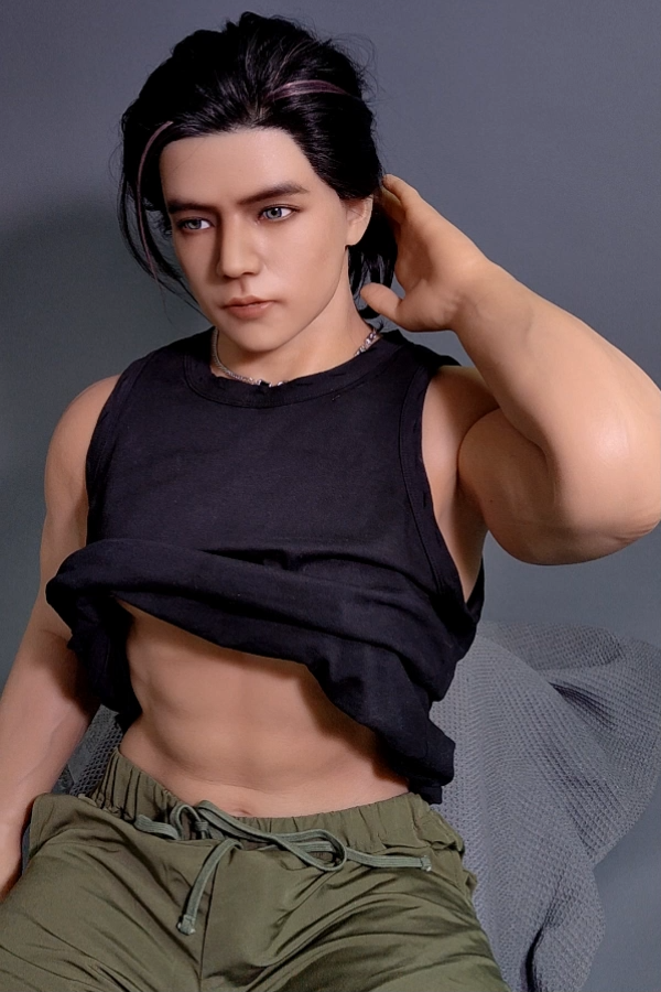 Qita Doll 韩（han）170cm 47.5kg  ヒゲのある男性  フルシリコン製 頭部一体型ラブドール