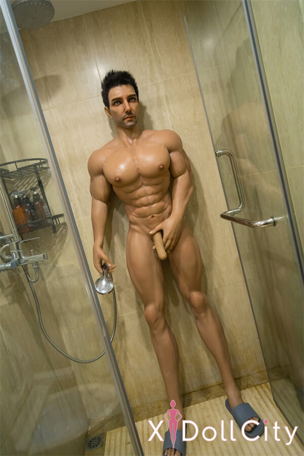 Qita Doll 汉（han2）180cm 58kg  ヒゲのある男性 ペニス分体式 フルシリコン製ラブドール