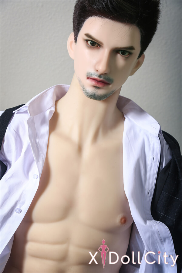 Qita Doll 周(zhou)175cm 56kg ヒゲのある男性 シリコン頭部+TPEボディラブドール