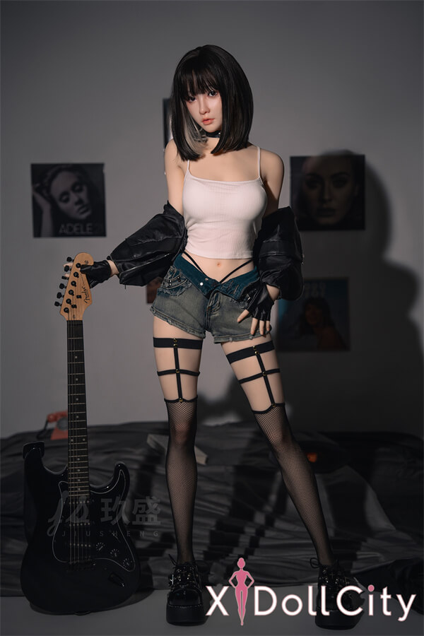 Jiusheng Doll 148cm Bカップ Betty #21 ノーマル肌 シリコンヘッド+TPEボディ バンド女子 華奢 凛々 成人スタイルラブドール