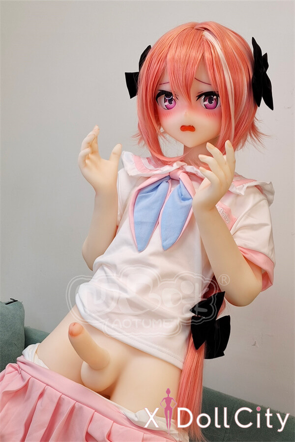 Aotume Doll 142cm 男性ボディ #96-2 ペニス二つ付属 ヘッド及びボディー材質選択可能 男娘ふたなり 掲載画像はTPE製成人スタイルラブドール