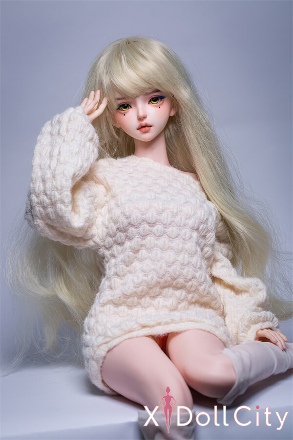 QitaDoll 伊一 金髪美少女モデル レジンヘッド+シリコンボディ ラブドール良乳 成人スタイルラブドール