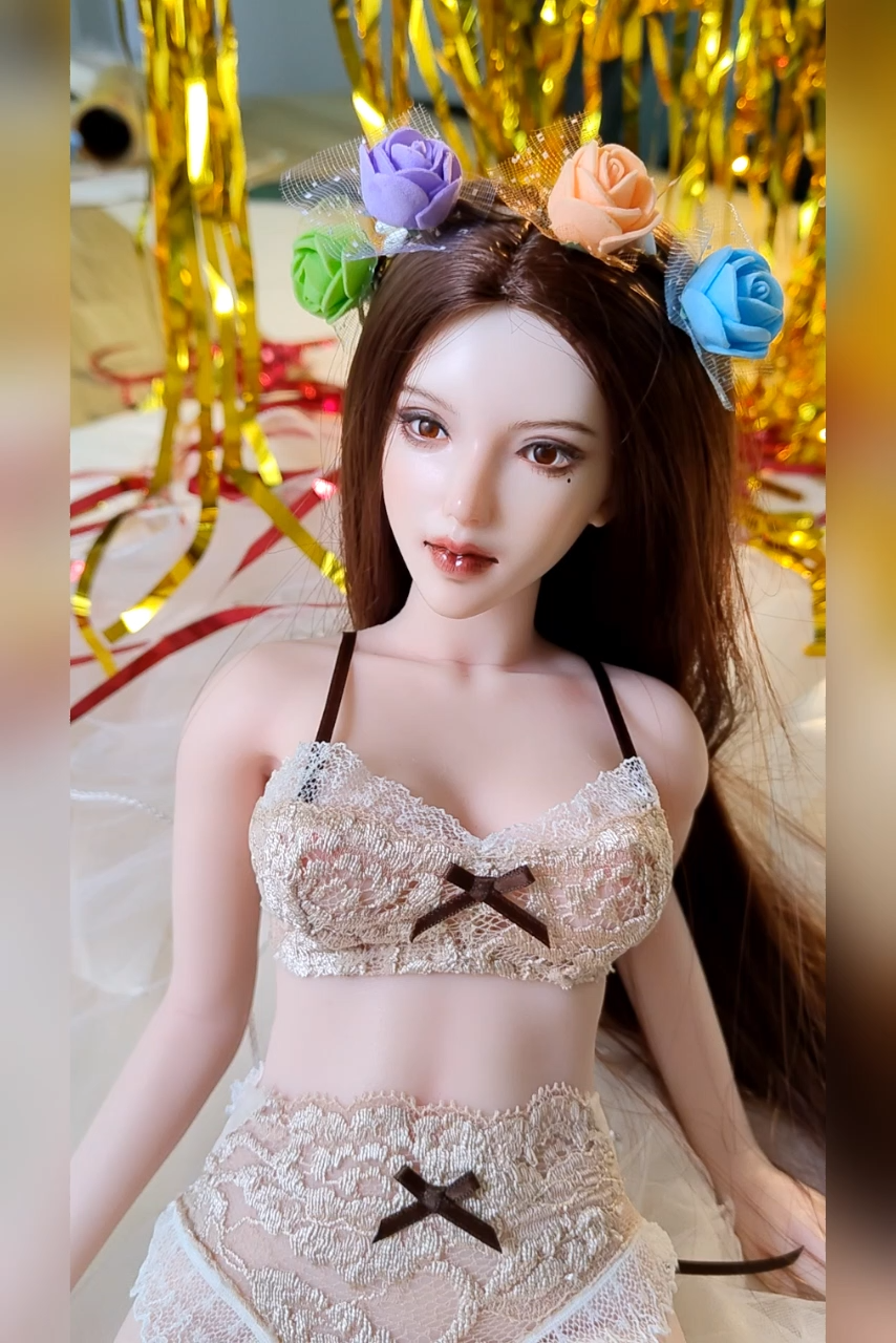 QitaDoll 星洛 セクシー レジンヘッド+シリコンボディ ラブドール良乳 成人スタイルラブドール