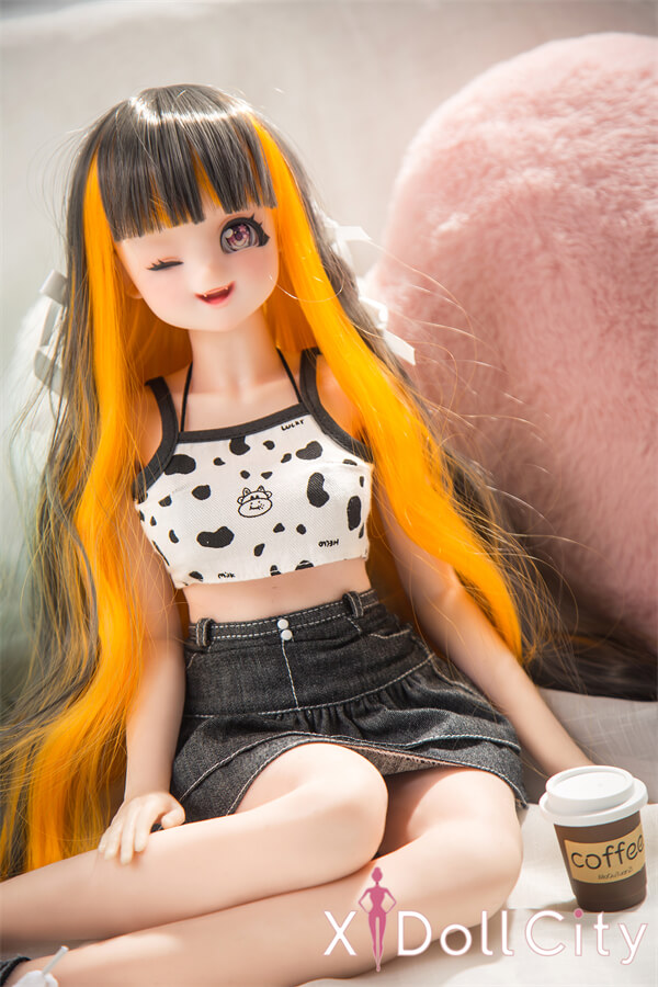 QitaDoll 嗯嗯 可愛い レジンヘッド+シリコンボディ ラブドール良乳 成人スタイルラブドール