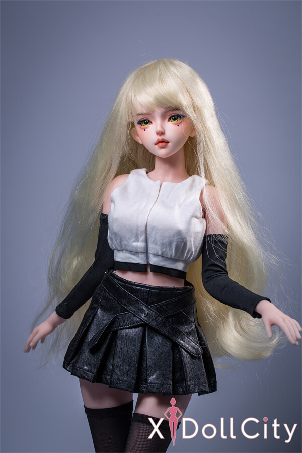 QitaDoll 伊一 金髪美少女モデル レジンヘッド+シリコンボディ ラブドール良乳 成人スタイルラブドール
