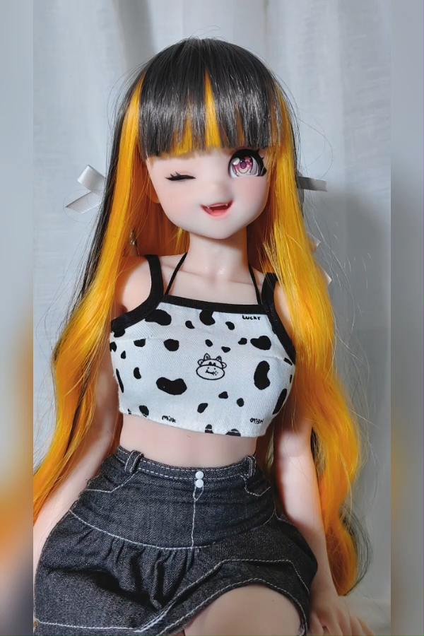 QitaDoll 嗯嗯 可愛い レジンヘッド+シリコンボディ ラブドール良乳 成人スタイルラブドール