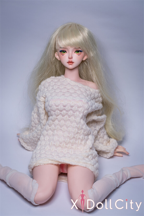 QitaDoll 伊一 金髪美少女モデル レジンヘッド+シリコンボディ ラブドール良乳 成人スタイルラブドール