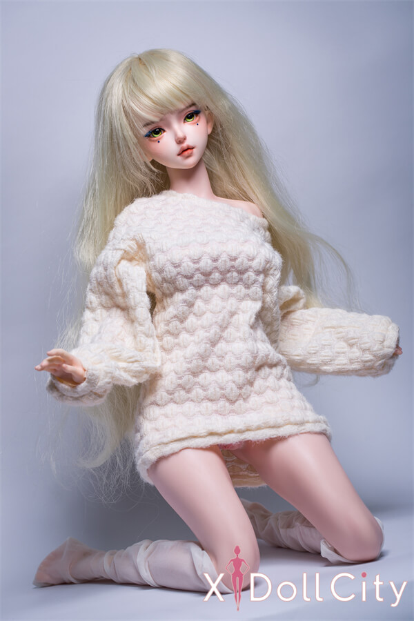 QitaDoll 伊一 金髪美少女モデル レジンヘッド+シリコンボディ ラブドール良乳 成人スタイルラブドール