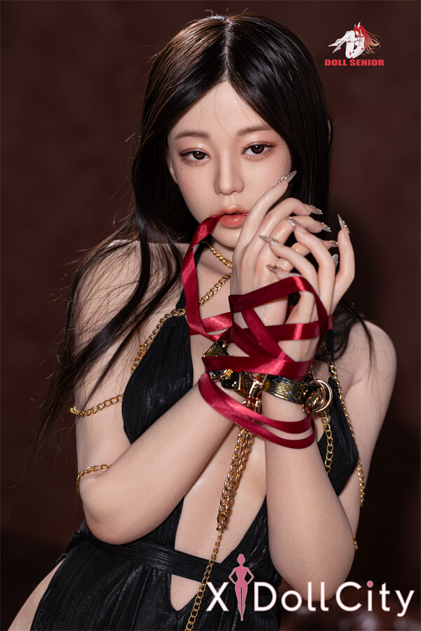 Doll Senior 颂英(Songying) 165cm Bカップ リアルな肌質感付き ノーマル肌 フルシリコン 顎機能付き 美人姉 ラブドール 新品