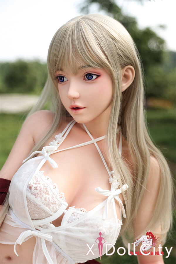Doll Senior 148cm Dカップ 叽可(Jike)硬めシリコンヘッド金髪美女 TPE材質ボディー 材質選択可能 掲載画像はフルシリコン製成人スタイルラブドール