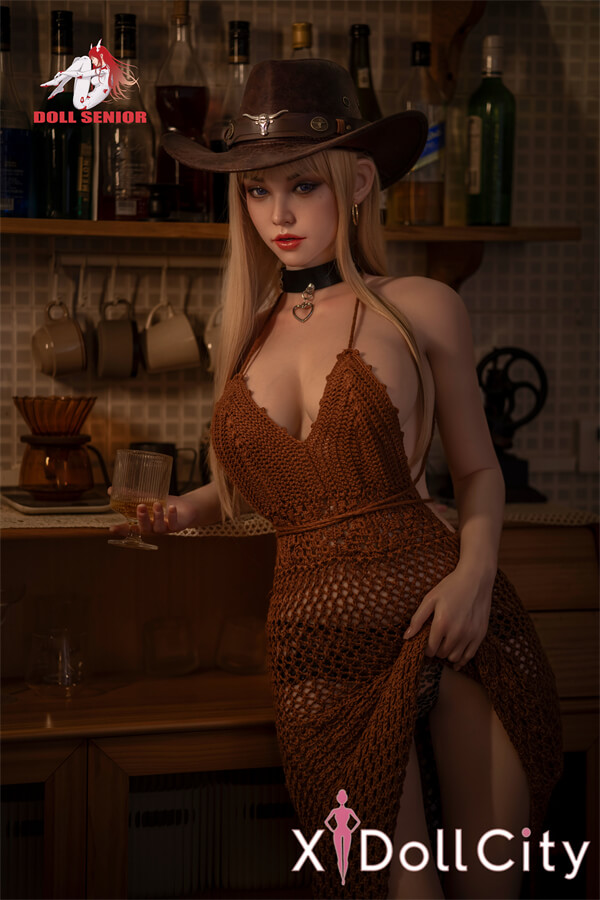 Doll Senior 邦妮 (Bonnie) 163cm Eカップ ノーマル肌 フルシリコン 顎機能付き 外人美女 カウガール ラブドール