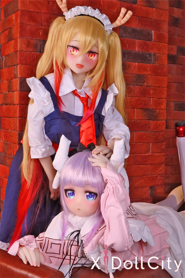 Aotume Doll 155cm Fカップ #51 トールどかと135cm AAカップ #52 カンナカムイら『小林さんちのメイドラゴン』TPE製ラブドール