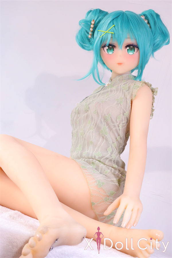 Aotume Doll #68 145cm Bカップ 水色系 フルTPE アニメ 成人スタイルラブドール