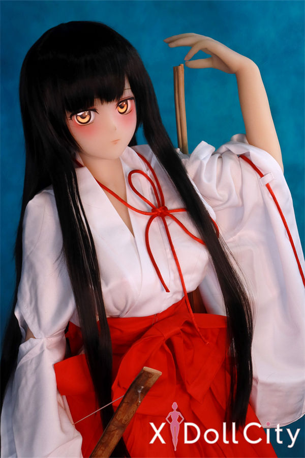 AotumeDoll #43 145cm Dカップ 巫女風 フルTPE アニメ 成人スタイルラブドール