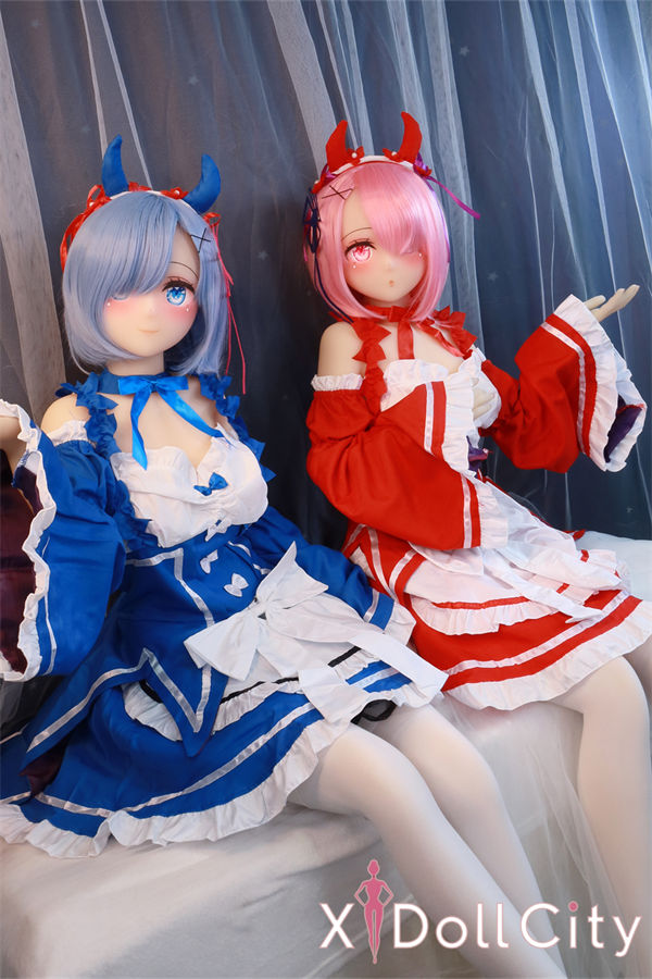 Aotume Doll 145cm Dカップ #40 レムと145cm Bカップ #41 ラム メイド リゼロ アニメコスプレ TPE製成人スタイルラブドール