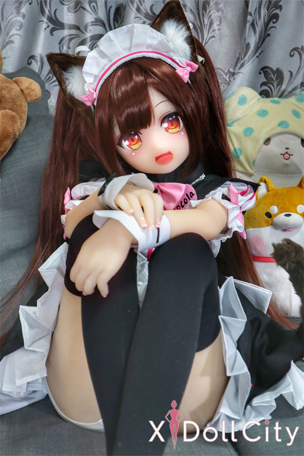 Aotume Doll AAカップ #58 Chocola と AAカップ #59 Vanilla ネコぱら(NEKOPARA) TPE製 成人スタイルラブドール