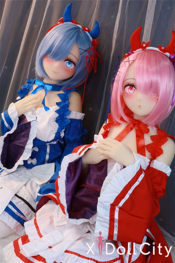 Aotume Doll 145cm Dカップ #40 レムと145cm Bカップ #41 ラム メイド リゼロ アニメコスプレ TPE製成人スタイルラブドール