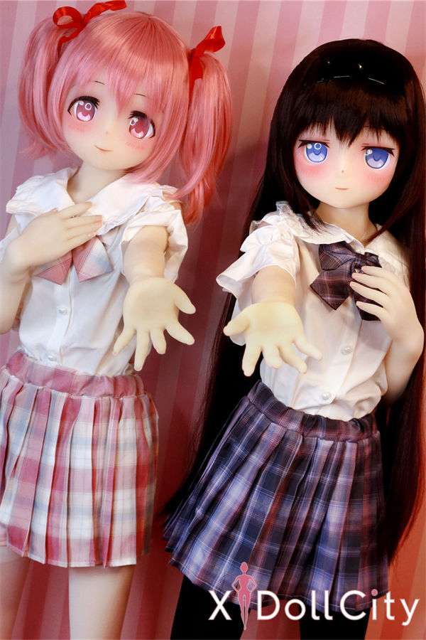 Aotume Doll AAカップ #54 鹿目まどかと AAカップ #55 暁美ほむら 『魔法少女まどか☆マギカ』 TPE製 成人スタイルラブドール