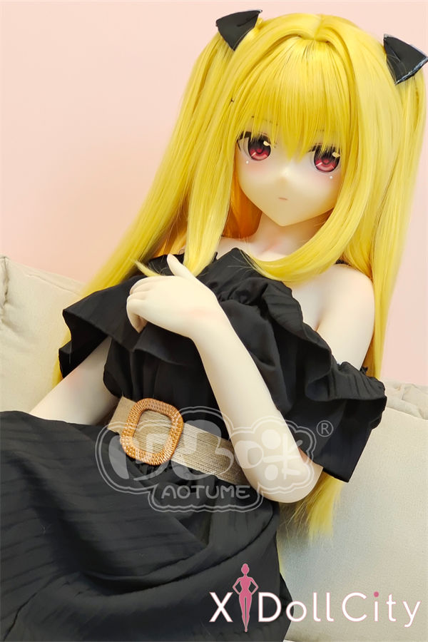 Aotume Doll 145cm Bカップ #113ヘッド To LOVEる 金色の闇 掲載画像はシリコン頭部+TPE材質ボディ成人スタイルラブドール