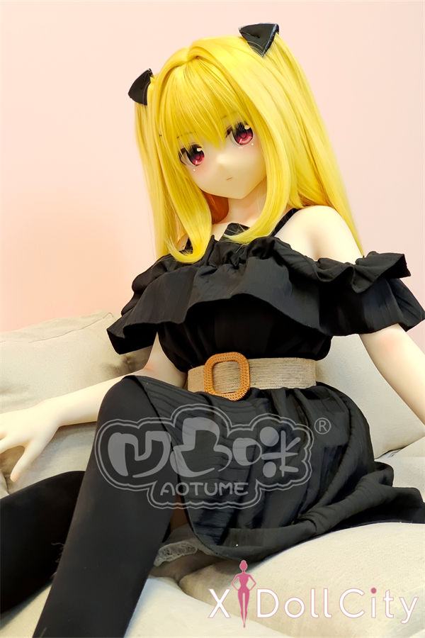 Aotume Doll 145cm Bカップ #113ヘッド To LOVEる 金色の闇 掲載画像はシリコン頭部+TPE材質ボディ成人スタイルラブドール