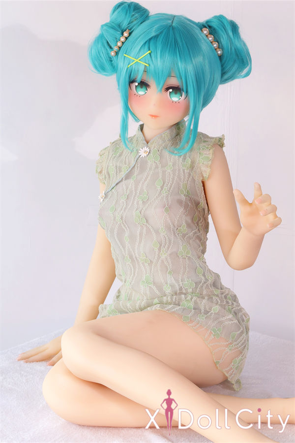Aotume Doll #68 145cm Bカップ 水色系 フルTPE アニメ 成人スタイルラブドール