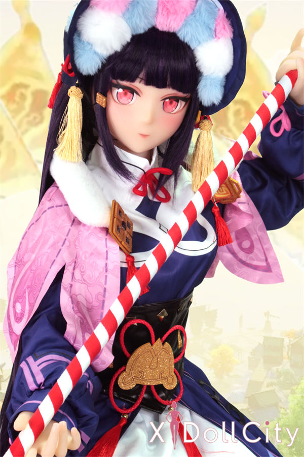 Aotume Doll 145cm Bカップ #66ヘッド『原神(げんしん)』雲菫 掲載画像はシリコン頭部+TPE材質ボディ成人スタイルラブドール