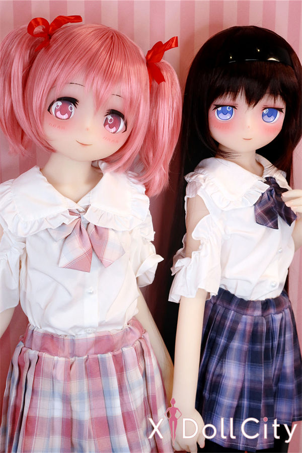 Aotume Doll AAカップ #54 鹿目まどかと AAカップ #55 暁美ほむら 『魔法少女まどか☆マギカ』 TPE製 成人スタイルラブドール