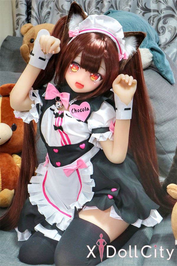 Aotume Doll AAカップ #58 Chocola と AAカップ #59 Vanilla ネコぱら(NEKOPARA) TPE製 成人スタイルラブドール