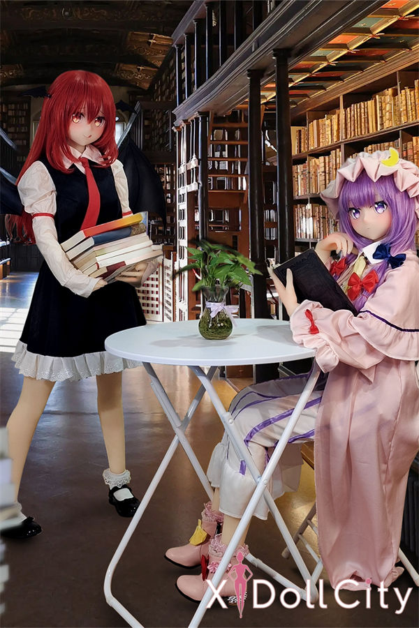 Aotume Doll 145cm Dカップ #71 パチュリーどかと145cm Bカップ #72 小悪魔ら『東方Project』掲載画像はシリコン頭部+TPE材質ボディ成人スタイルラブドール