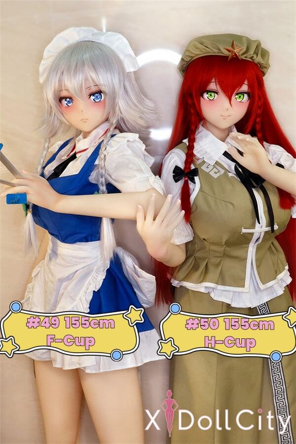 Aotume Doll 155cm Fカップ #49 十六夜 咲夜どかと155cm Hカップ #50 紅美鈴ら『東方Project』TPE製ラブドール
