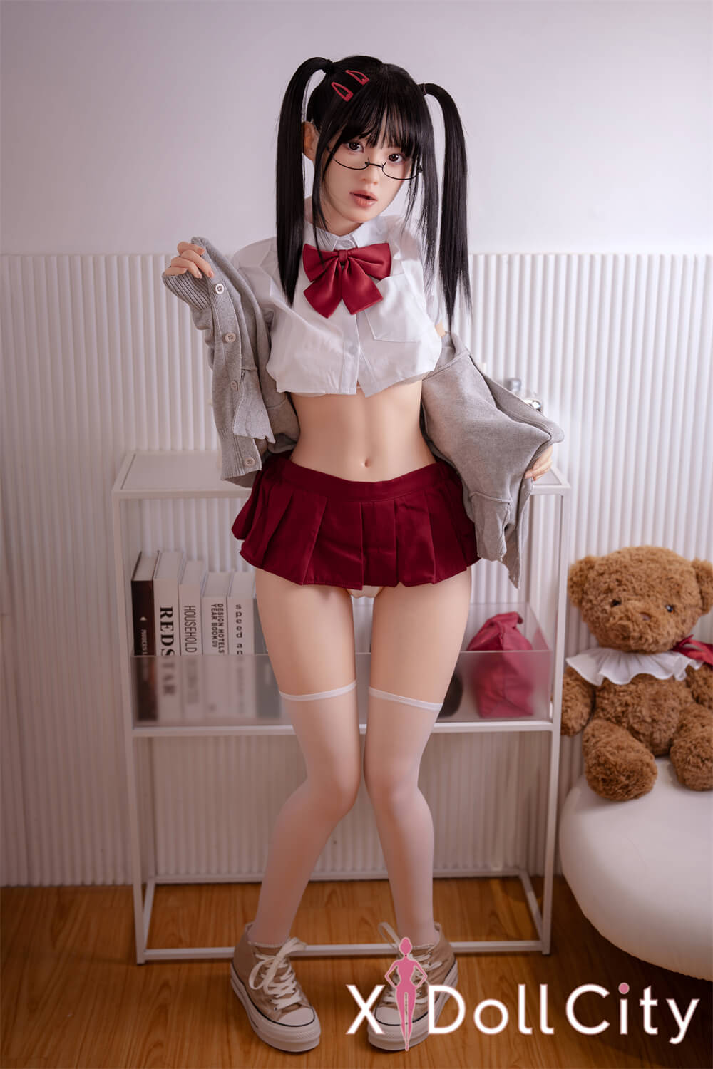 Orangein #712 148cm Dカップ  フルシリコン 顎機能付き ツンデレ妹系 JK 成人スタイルラブドール