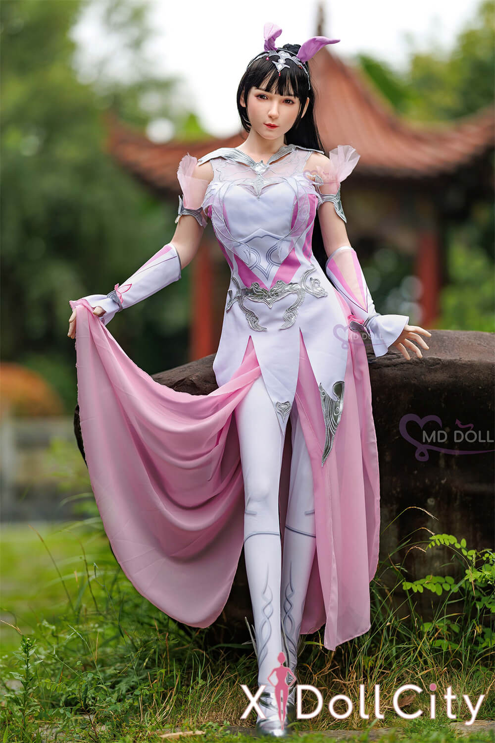 MD Doll 150cm Eカップ 凯安娜（Mabel）古風美少女 軟質シリコンヘッド 口開閉機能付き 掲載画像はフルシリコン製成人スタイルラブドール